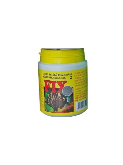 Fix 2 - teljesértékű díszhaltáp (sárga) növendék halak részére (200ml)