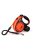 Flexi Xtreme "S" (black/orange) - szalagos automata póráz (5m) max:20kg