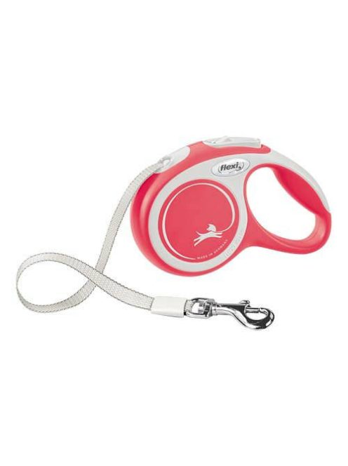 KT.Flexi New Comfort "L" (piros) - szalagos automata póráz (5m)