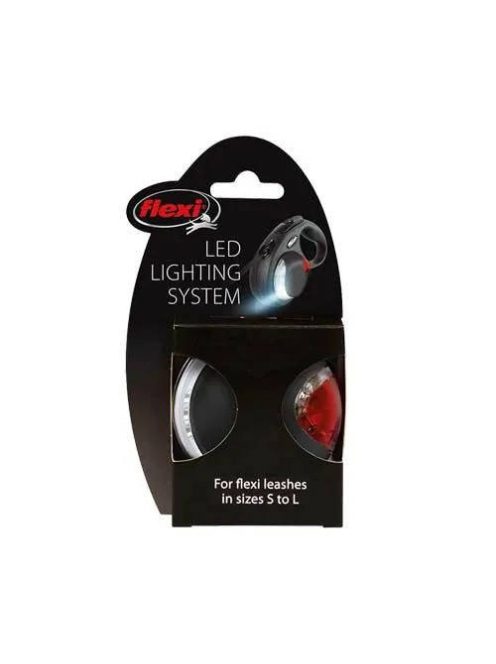 Flexi Led Lighting System - világítás (fekete) flexi pórázokhoz