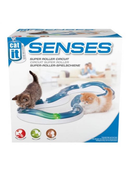 Catit Design Senses Super Roller Circuit - játék (labda pályával) macskák részére (8 részes)