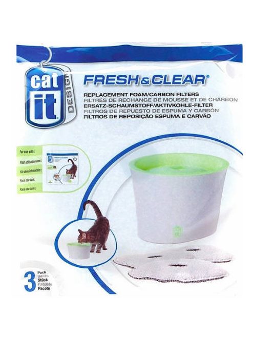Hagen Catit szűrőbetét csomag Catit Fresh&Clear itatókutakhoz (3db)