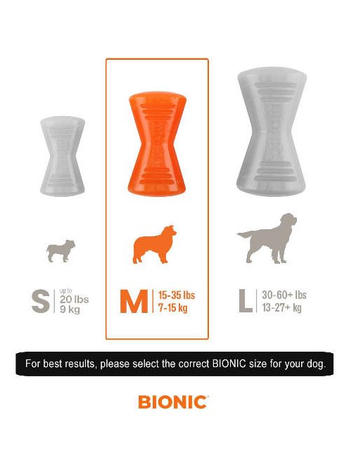 Hagen BIONIC csont,M, 12 cm