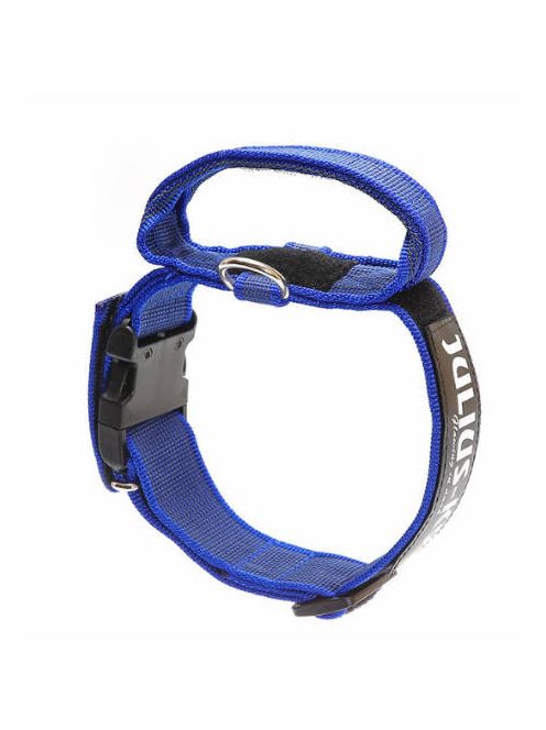 JK9 Color&Gray nyakörv bizt.zárral, 40mm, kék-szürke CSOMAGOLT