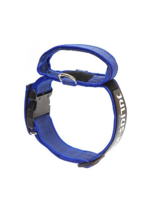 Julius K-9 Color&Gray nyakörv,fogantyúval (40mm/38-53cm) kék-szürke
