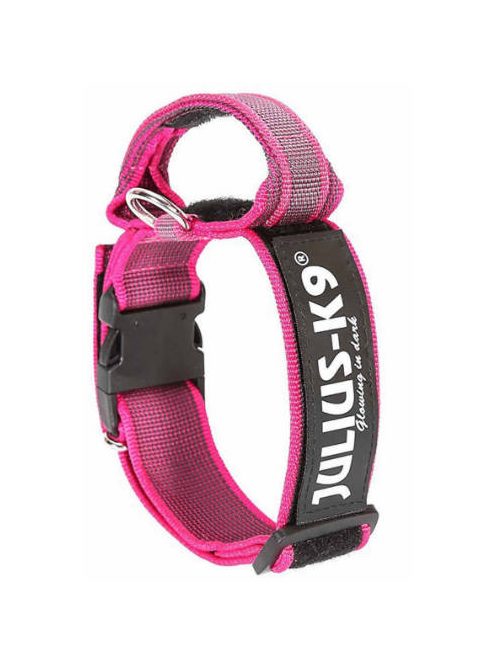 JK9 Color&Gray nyakörv bizt.zárral, 40mm, pink-szürke CSOMAGOLT