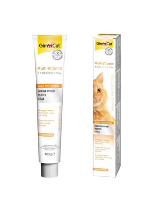GimCat Multi-Vitamin pasta - Kiegészítő eleség (vitamin) paszta macskák részére (100g)