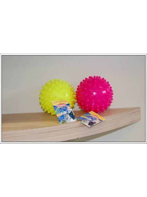 Panzi színes labda tüskés (10cm)