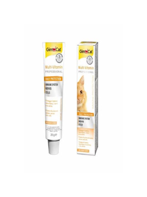 GimCat Multi-Vitamin pasta - Kiegészítő eleség (vitamin) paszta macskák részére (20g)