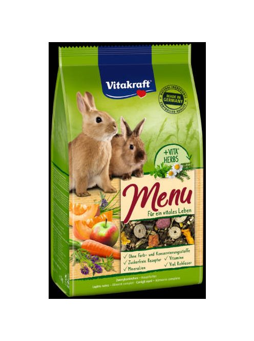 Vitakraft Menu (Nyúl) - teljes értékű eledel (1kg)