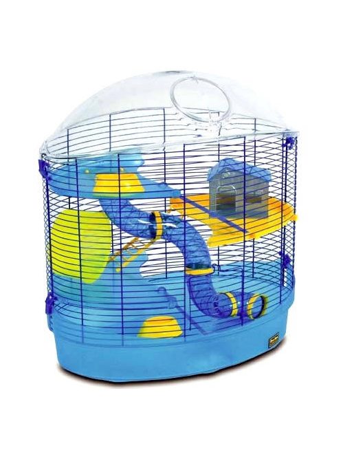 Comfy PetInn Maxi Merlino Cage - ketrec (kék) hörcsögök részére (56x36,5x58cm)
