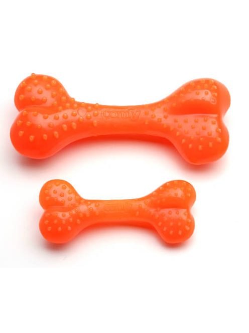 Comfy Orange Dental Bone - fogtisztítós játék (csont) kutyák részére (12,5x5x3cm)