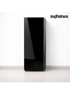 AquaEl Cabinet Glossy Cube Black - szekrény (fényes,fekete) 50x50 (mélység ajtóval) x90