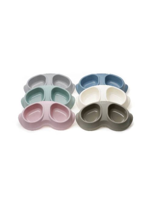 Comfy Plastic Bowl - műanyag tál (szürke) kutyák részére (2x0,2l)