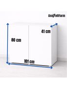 AquaEl OPTISET 200 White - univerzális akvárium szekrény (fehér) 101x41x80cm