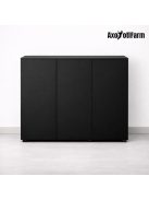 AquaEl OPTISET 240 Black - univerzális akvárium szekrény (fekete) 121x41x80cm