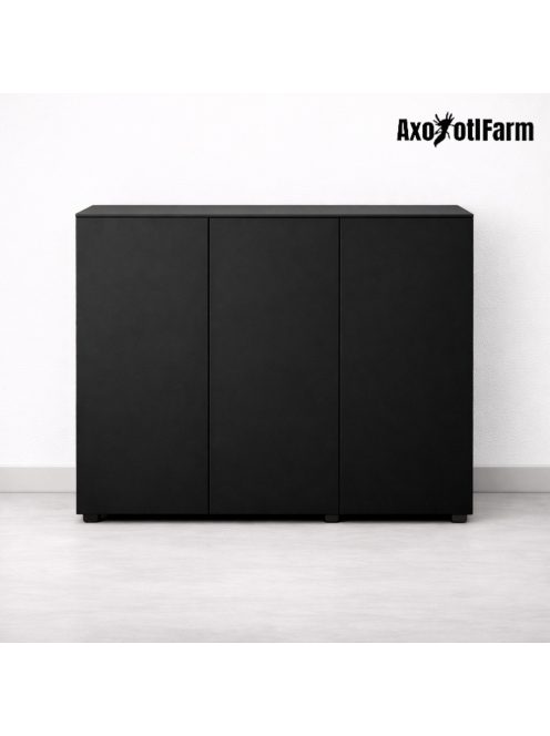 AquaEl OPTISET 240 Black - univerzális akvárium szekrény (fekete) 121x41x80cm