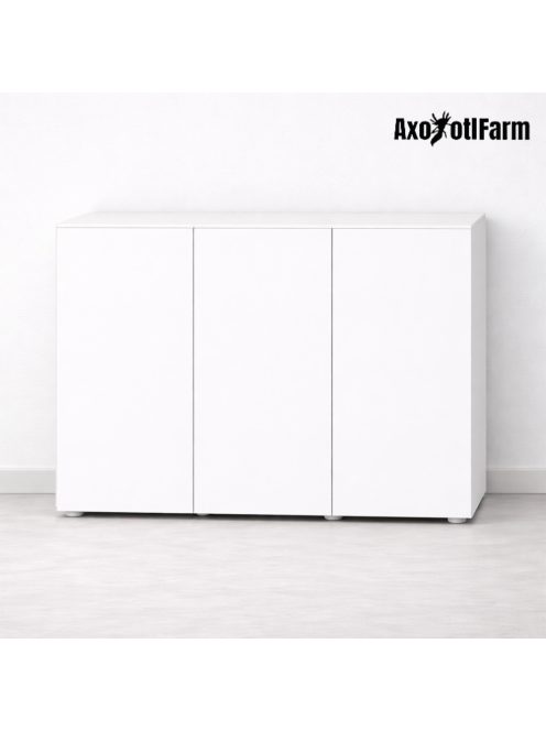 AquaEl OPTISET 240 White - univerzális akvárium szekrény (fehér) 121x41x80cm
