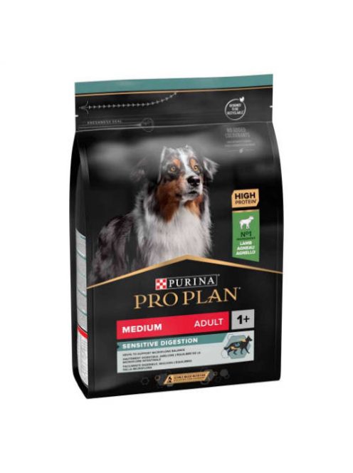 PRO PLAN Medium Sensitive Digestion - Szárazeledel (bárány) felnőtt kutyák részére (14kg)