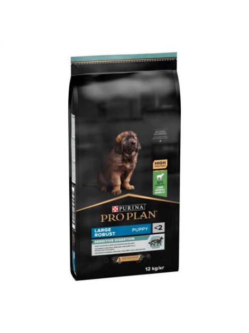 PRO PLAN Large Robust Puppy Sensitive Digestion - Szárazeledel (bárány) kölyökkutyák részére (12kg)