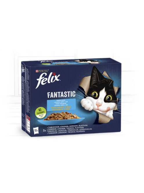 Felix Fantastic - házias (marha,nyúl,bárány,csirke) válogatás aszpikban (12x85g)
