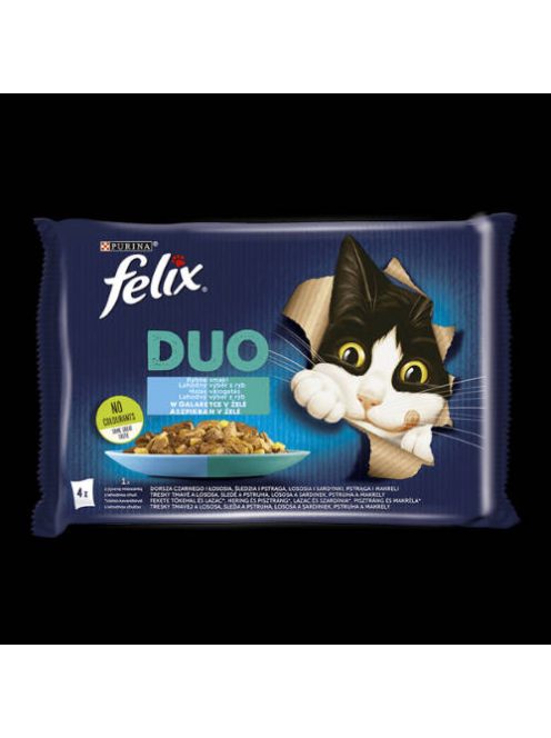 Felix Fantastic DUO halas válogatás aszpikban, 4x85g