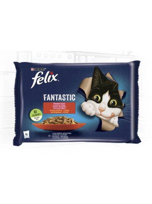 Felix Fantastic (marha,csirke) aszpikban (4x85g)