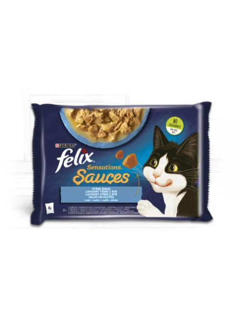 Felix Sensations Sauces (halas válogatás- szószban) 4x85g