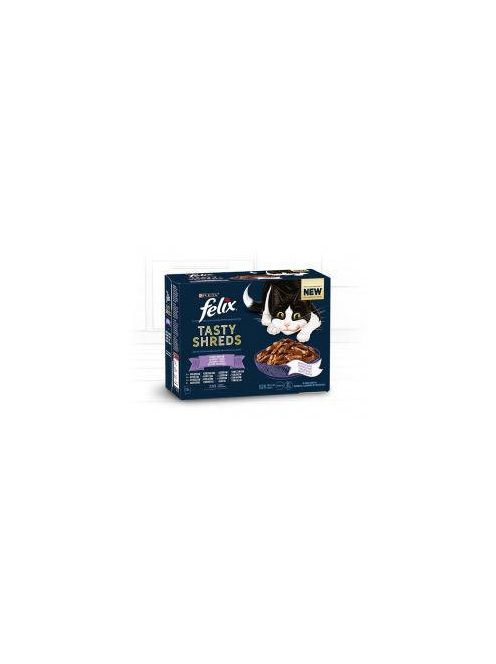 Felix Tasty Shreds (vegyes válogatás - szószban) alutasakos - macskák részére (12x80g)