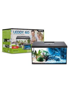   AquaEl Leddy Plus 60 Day&Night black - akvárium szett (fekete) 54liter (60x30x30cm)