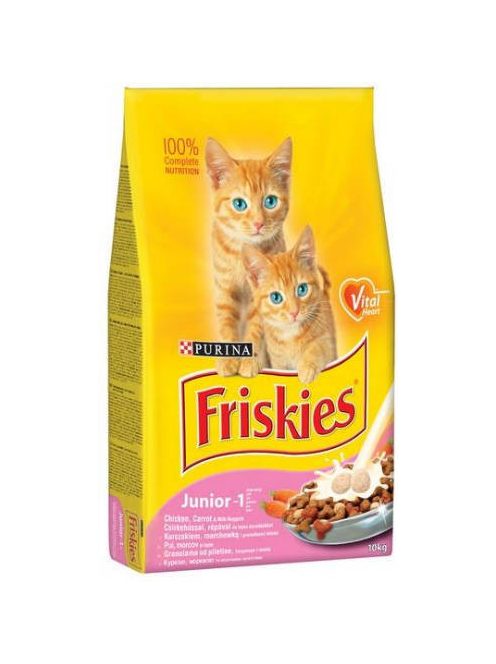 Friskies Junior - Kitten (Csirke) - Szárazeledel (10kg)