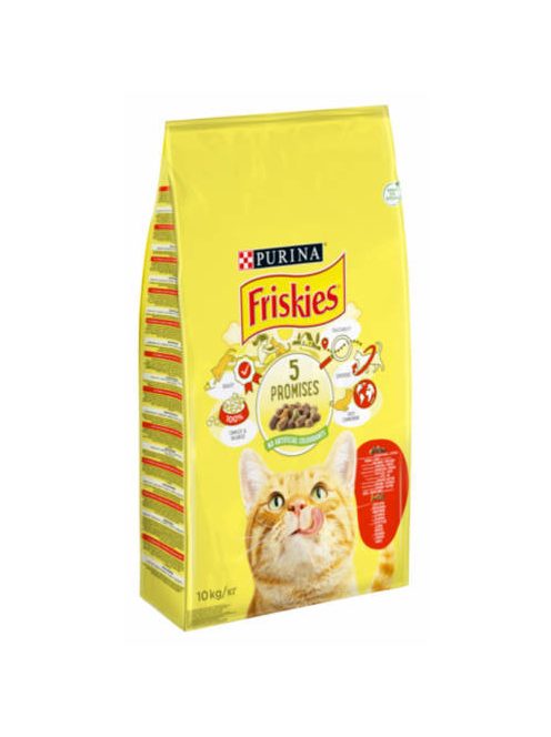 Friskies Adult - Marha & Csirke - Szárazeledel (10kg)