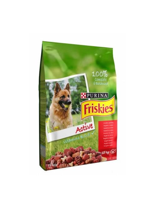 Friskies Adult - Active (Marha) - Szárazeledel (15kg)