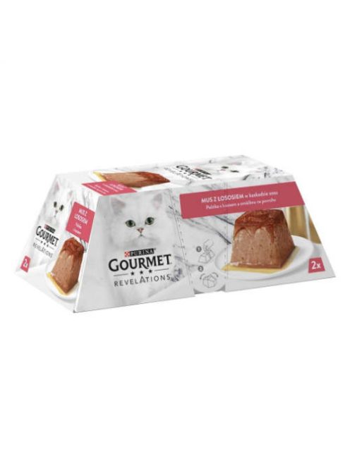 Gourmet Revelations - Pastétom (lazac,szósz)  macskák részére (2x57g)