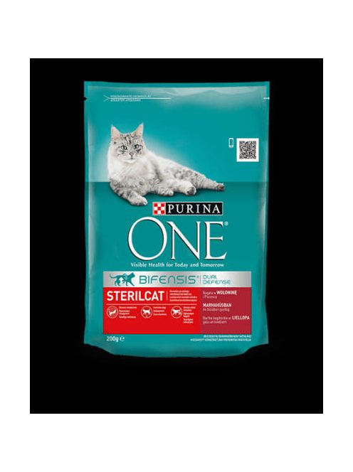 Purina ONE Sterilcat Bifensis (marha,búza) száraztáp ivartalaníított felnőtt macskák részére (800g)