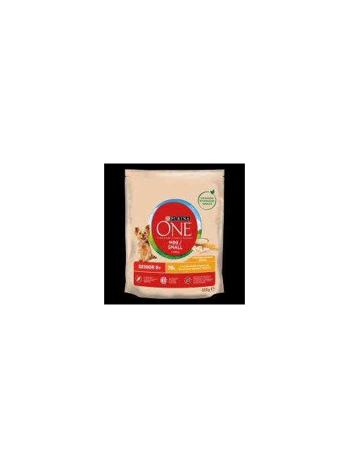 Purina ONE Mini/Small Senior 8+ - száraztáp (csirke,rizs) idős kutyák részére (800g)