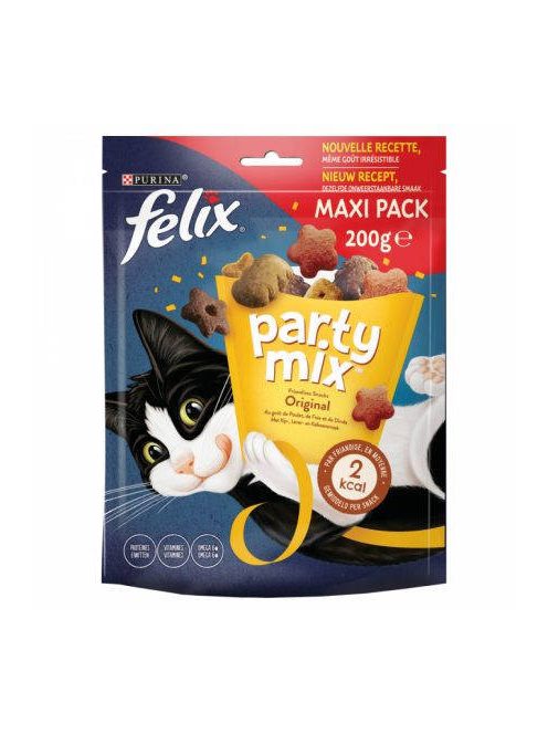 Felix Party Mix original Maxi Pack - jutalomfalat (csirke,máj,pulyka) kutyák részére (200g)