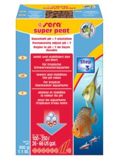   Sera Feketetőzeg Granulátum - akváriumi szűrőanyag (500g)