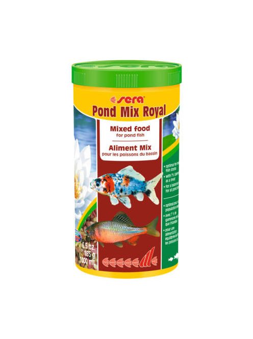Sera Pond Mix Royal - táplálék (kerti tavakba) díszhalak számára (1000ml)