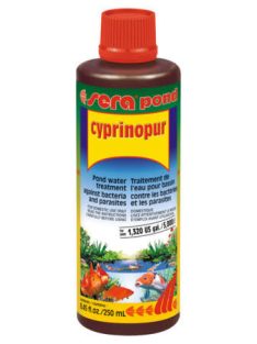   Sera Pond Cyprinopur - Tavi vízkezelőszer baktériumok és paraziták ellen (250ml)