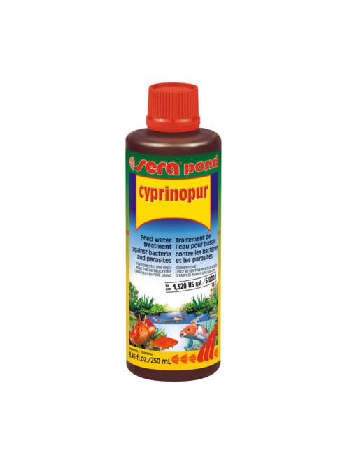 Sera Pond Cyprinopur - Tavi vízkezelőszer baktériumok és paraziták ellen (250ml)