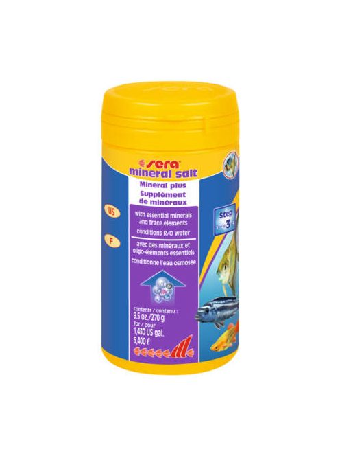 Sera Mineral Salt - vízelőkészítés és gondozás díszhalak részére (100ml)