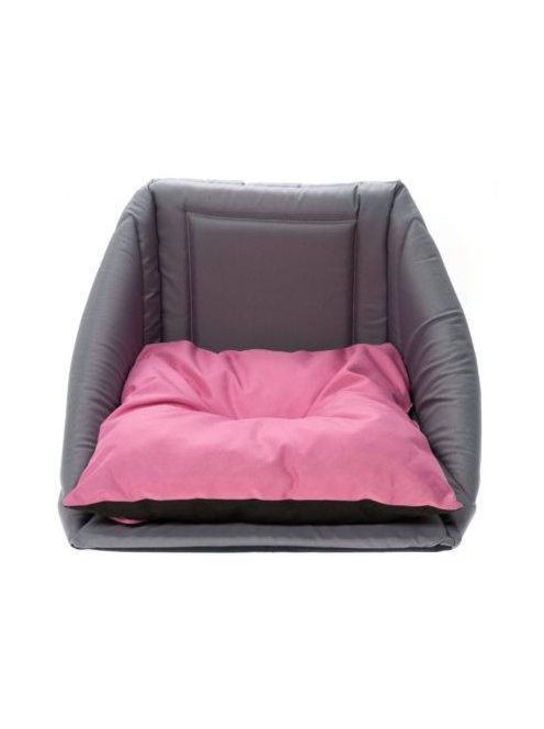 Kifutó Termék Comfy Lola Trio bed 3in1 - fekhely (szürke,rózsaszín) kutyák és macskák részére (43x43x39cm)