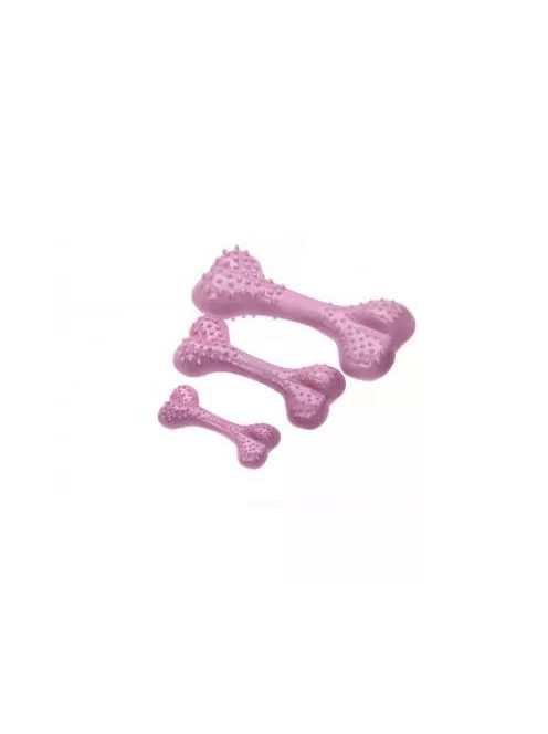 Comfy Strawberry Dental Bone - fogtisztítós játék (csont) kutyák részére (8,5x4x2cm)