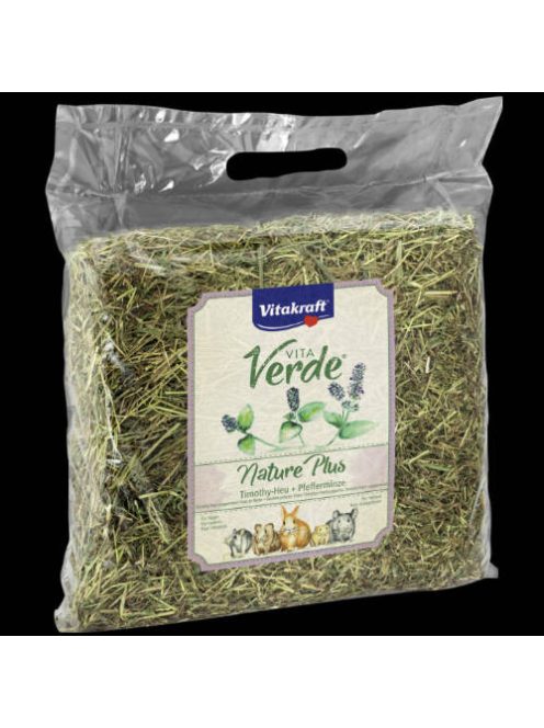 Vitakraft Vita Verde® Heu + Pfefferminze - Alpesi réti széna (borsmentával) rágcsálók részére (500g)