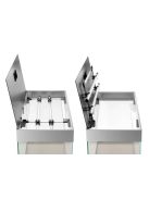 AquaEl OPTI Set 125 Grey - akvárium szett 81x36x51cm (125l)