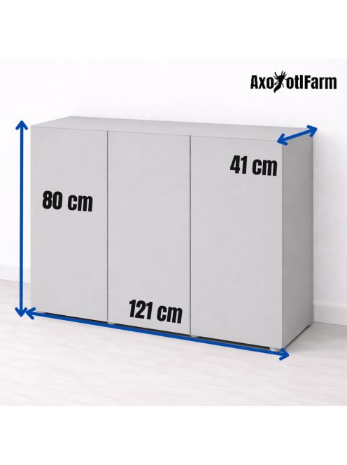 AquaEl OPTISET 240 GRAVY - univerzális akvárium szekrény, 121x41x80cm