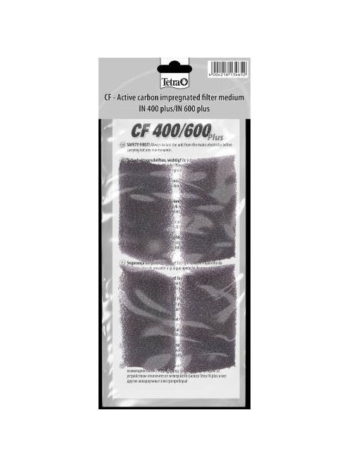 Tetra Aktivkohle CF 400/600 Plus - szűrőanyag (belső szűrőhöz) aktívszénnel