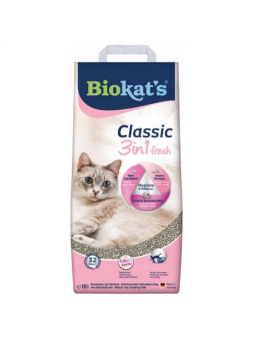 GIMCAT BIOKATS CLASSIC FRESH B.PÚDER 10L