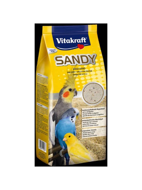 Vitakraft Sandy Vitality Plus - madárhomok kitestű díszmadaraknak (2,5kg)